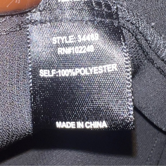 *Skies are blue- black long sleeve cut out shirt - Picture 6 of 6